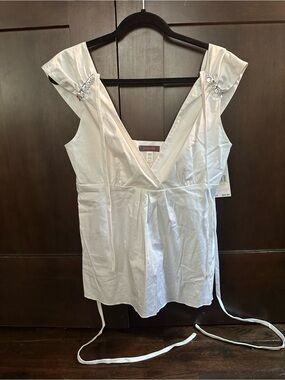 White babydoll top